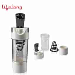 Lifelong unbreacable tuffened Protein Shaker White