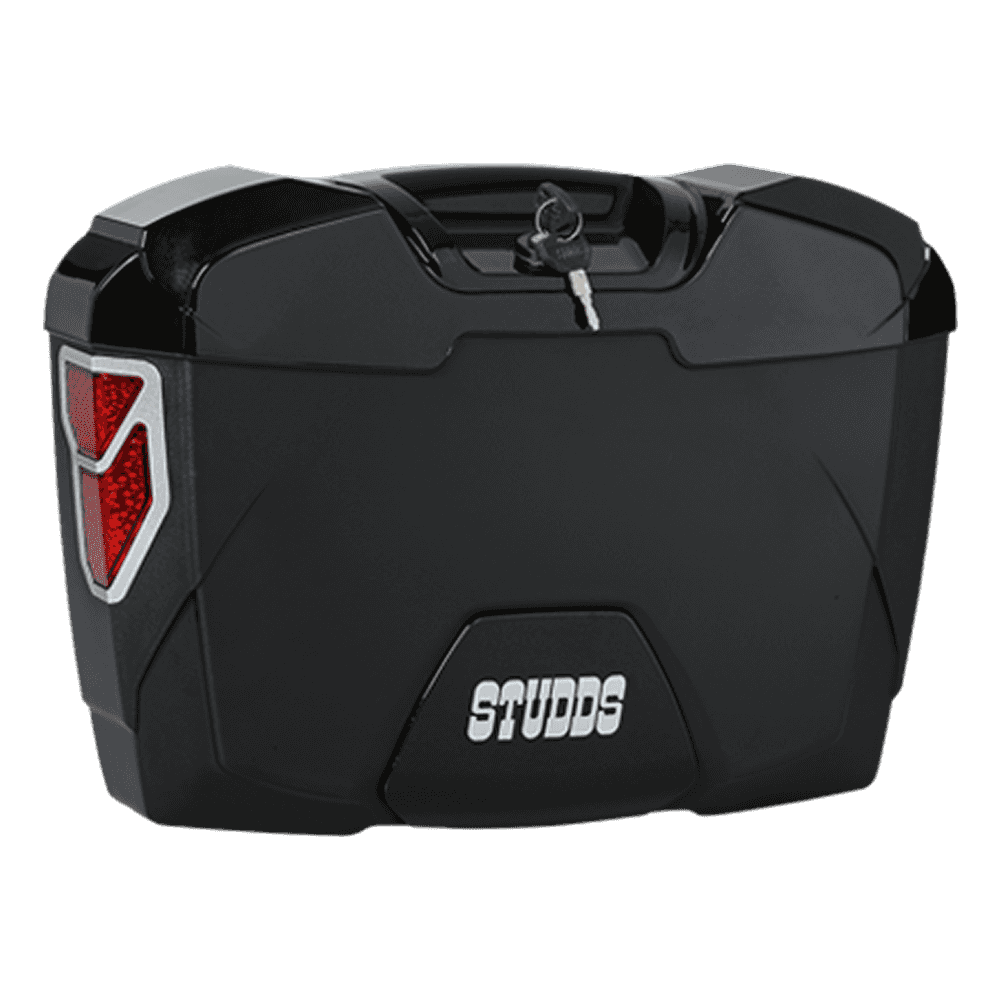 Studds Side Box Explorer With Universal Fitment Clamp Black