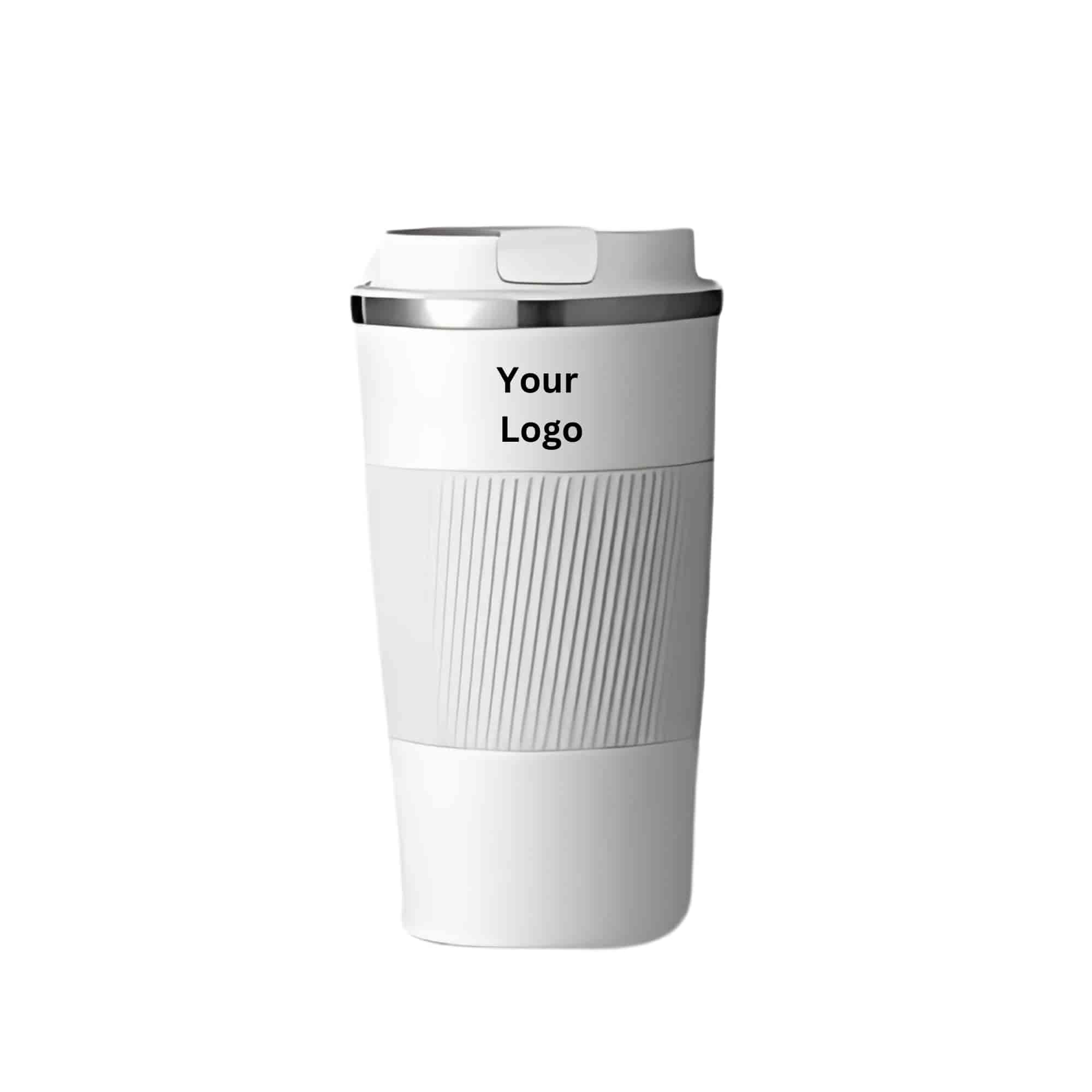 White Vacuum Insulated Cofee Mug