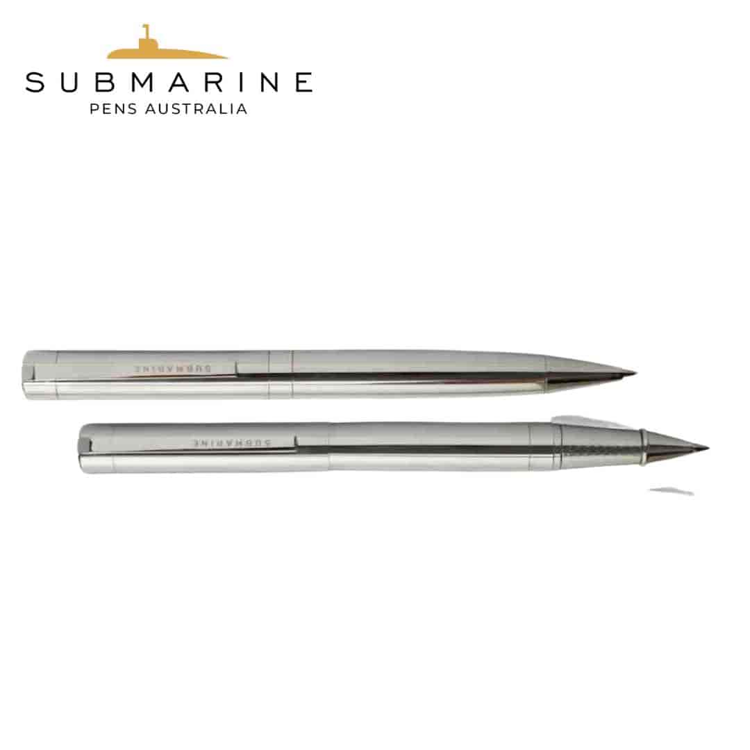 Submarine 986 Chrome Rhodium Ball & Roller Set | Durable Style